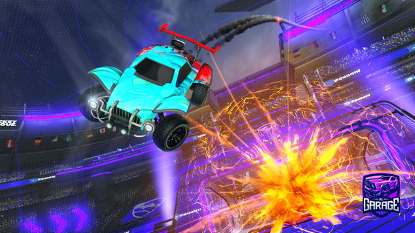 A Rocket League car design from InSmurfVille