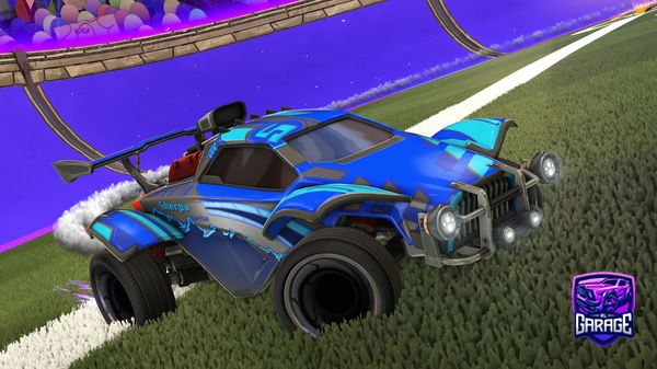 A Rocket League car design from Sp33dD3monX8