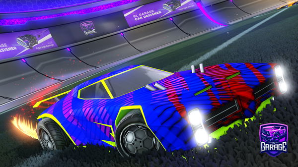 A Rocket League car design from God9834