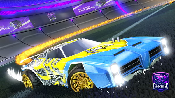 A Rocket League car design from QwertusGHG