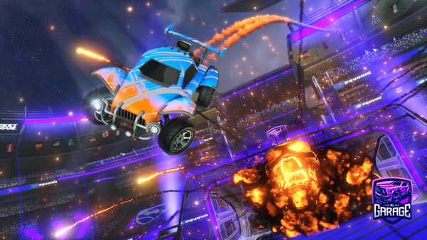 A Rocket League car design from BOXEDBYKOURASAN