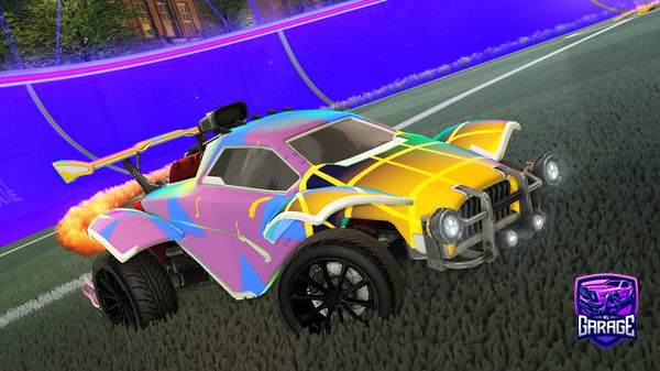 A Rocket League car design from FIREone62