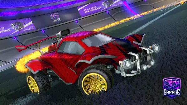 A Rocket League car design from Isksieiifgifj