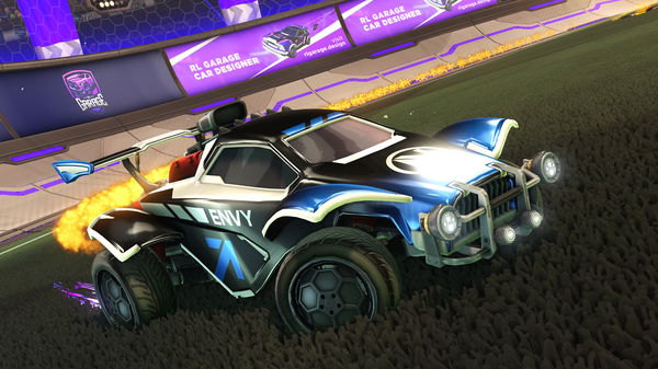 A Rocket League car design from Crayonzs