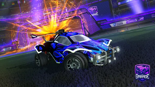 A Rocket League car design from EzPzLmnSqezi