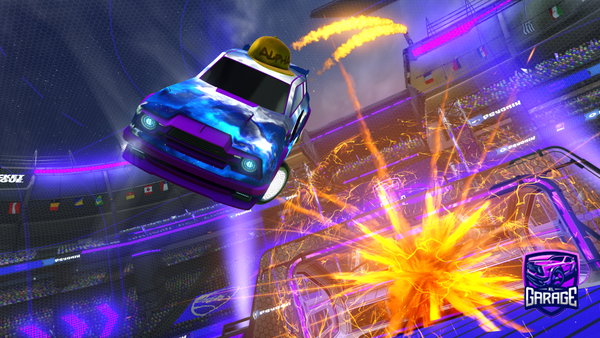 A Rocket League car design from Xaviqxaviq