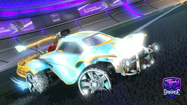 A Rocket League car design from LeadoffCannon12