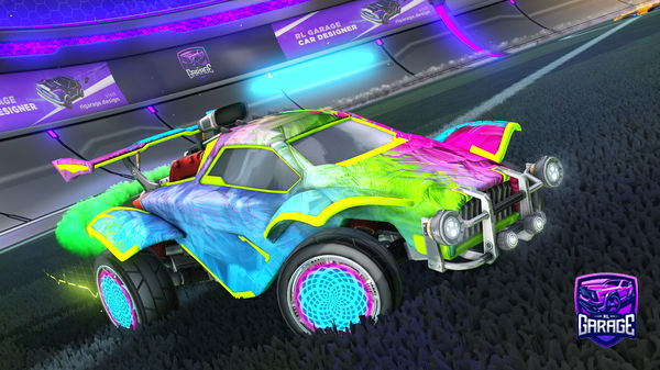 A Rocket League car design from Nkell123