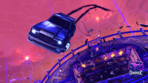 A Rocket League car design from Robindabank