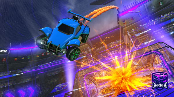 A Rocket League car design from Enzo_SF_09