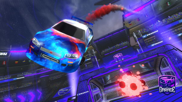 A Rocket League car design from firetwin