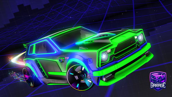 A Rocket League car design from juanjosermns