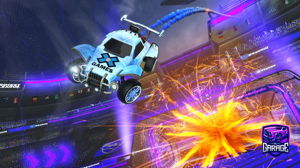 A Rocket League car design from Tifne