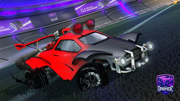 A Rocket League car design from yarf