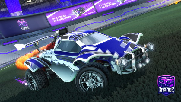 A Rocket League car design from VelaNovas