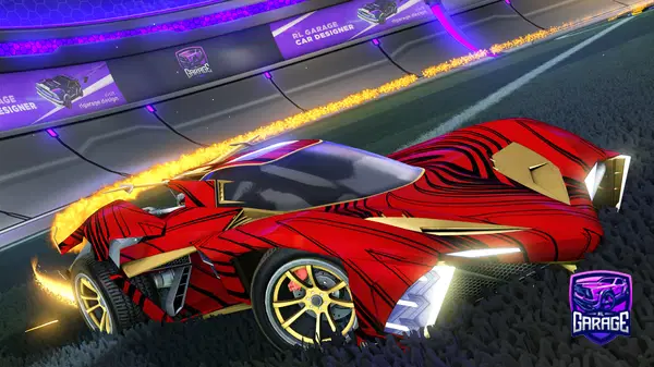 A Rocket League car design from Jpants1272