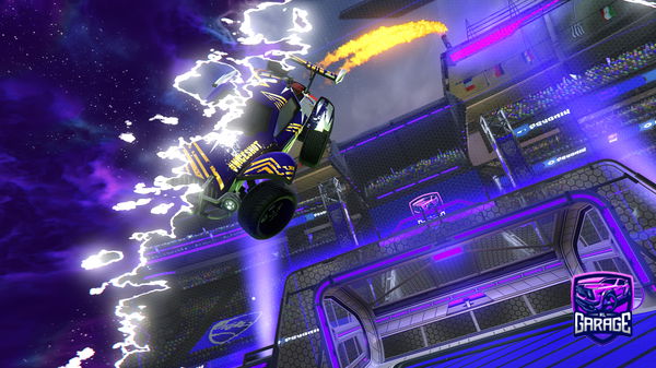 A Rocket League car design from Dogspider55