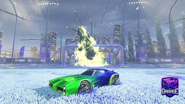 A Rocket League car design from Mojo8two8