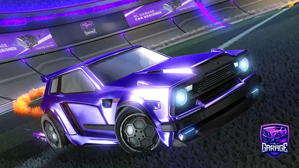 A Rocket League car design from nik28x