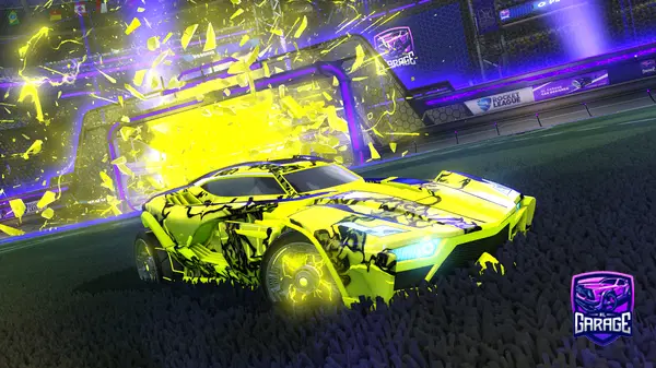 A Rocket League car design from ToxicWaffle39