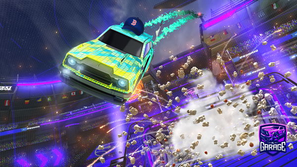 A Rocket League car design from ST0P_SL33P1NG