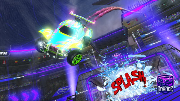 A Rocket League car design from Savvy_YTonYT