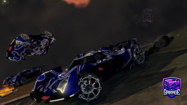 A Rocket League car design from shootmane