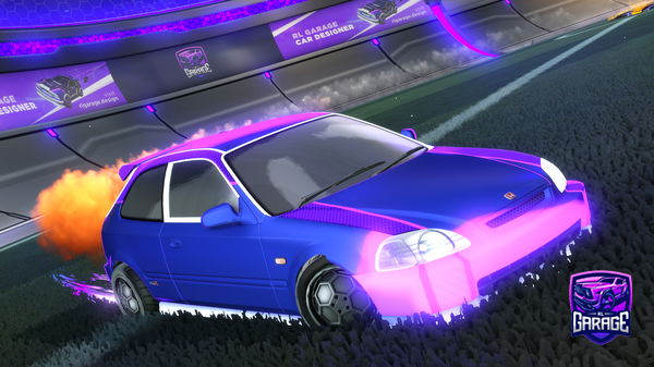 A Rocket League car design from Crissy