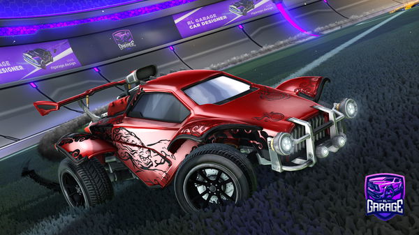 A Rocket League car design from Ryujin7kk