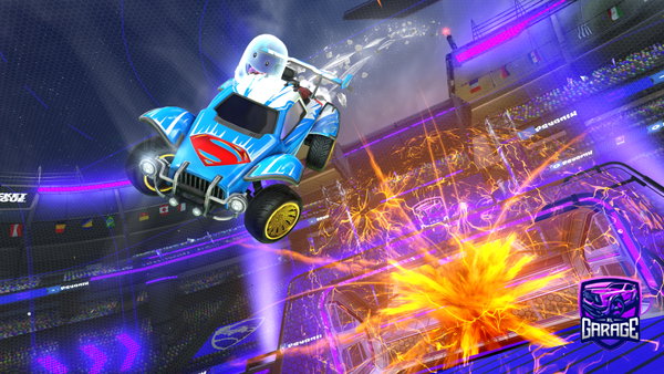 A Rocket League car design from KLWMF
