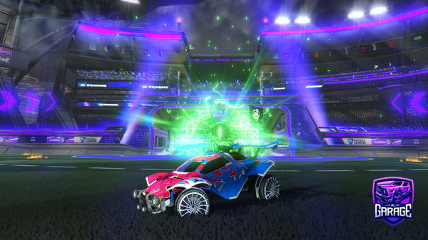 A Rocket League car design from SparkzYT053