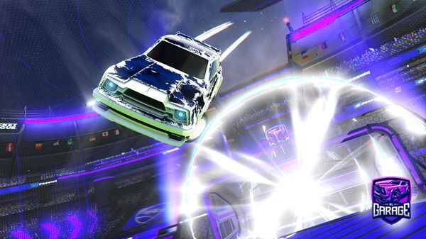 A Rocket League car design from Mecago