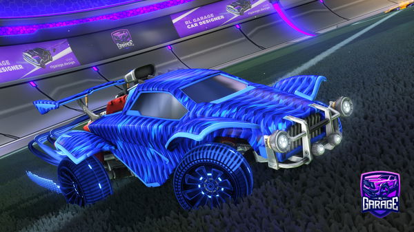 A Rocket League car design from RYZN-FROSTYBISCUIT