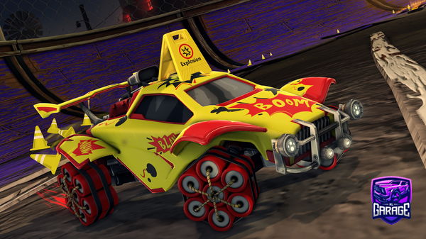 A Rocket League car design from Polar-Ray