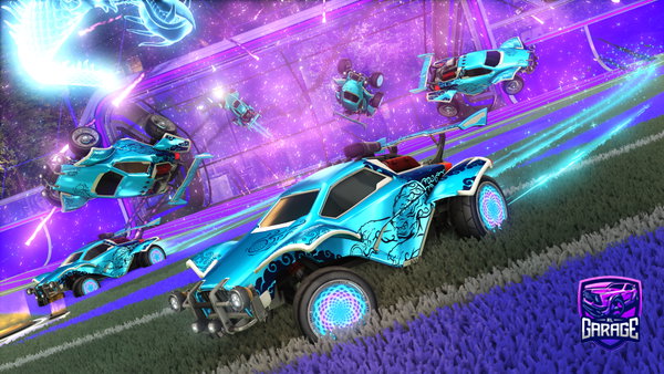 A Rocket League car design from Spaball