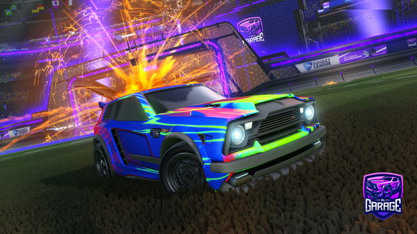 A Rocket League car design from Slimyteacakes