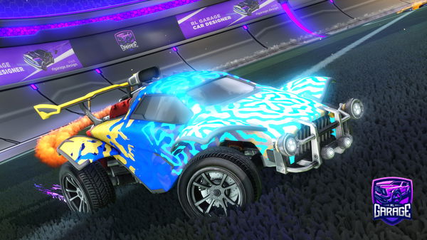 A Rocket League car design from G1oater