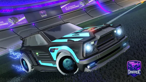 A Rocket League car design from DJf