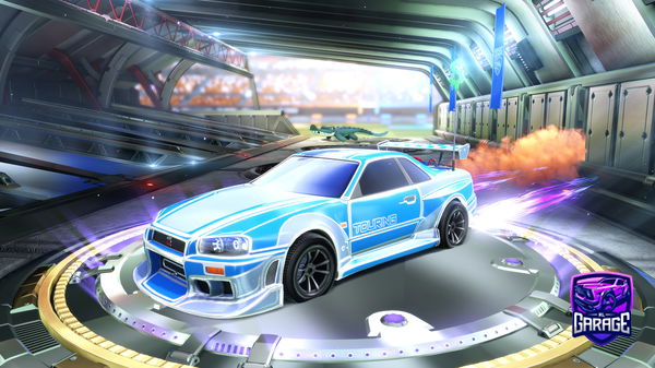 A Rocket League car design from Dave131013