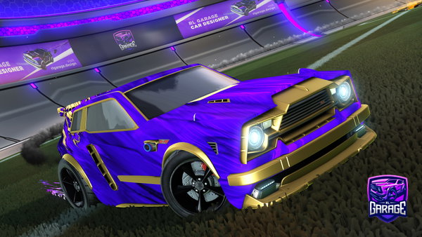 A Rocket League car design from not_tigasnoz02