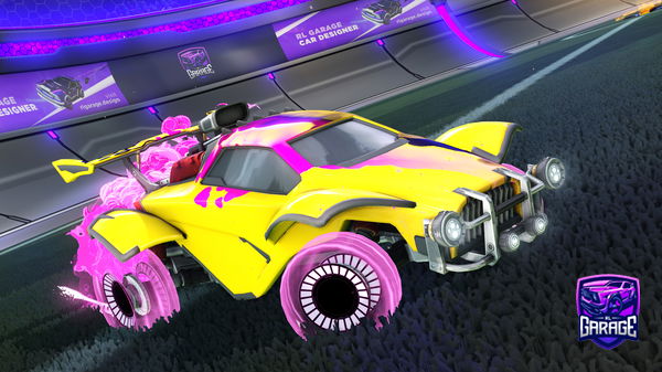 A Rocket League car design from IndigoCaptain