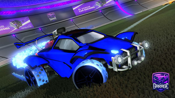 A Rocket League car design from Big_brain_Lufix1