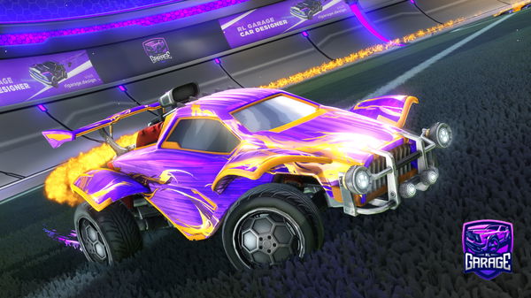 A Rocket League car design from KoiKing7