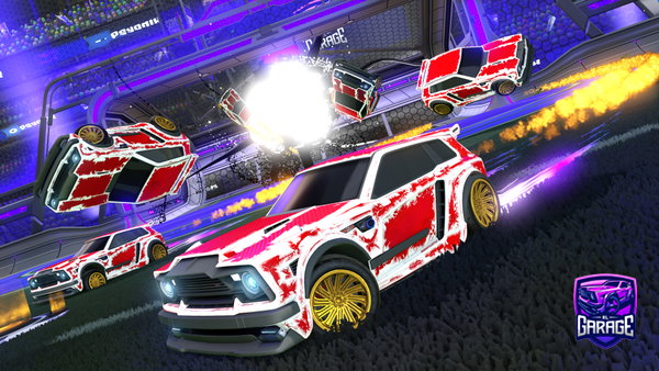 A Rocket League car design from piperro