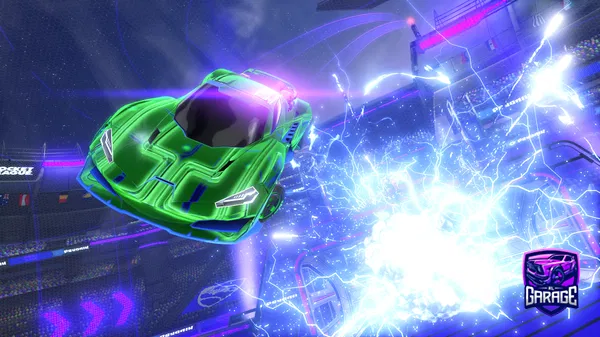 A Rocket League car design from SkyBlueTrader