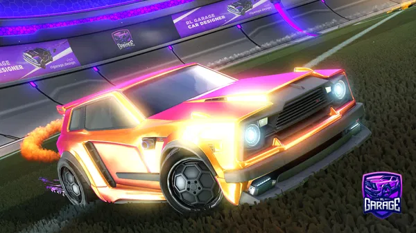 A Rocket League car design from M1R4GE