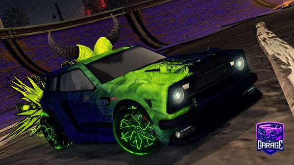 A Rocket League car design from korta