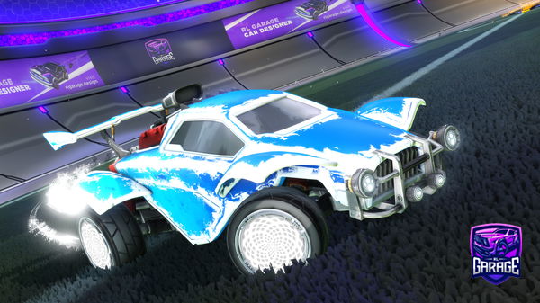 A Rocket League car design from Shaftstyle