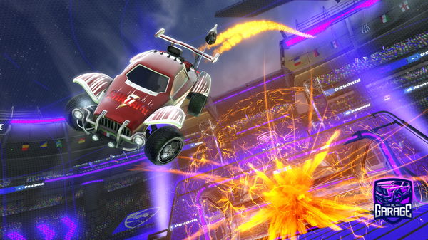 A Rocket League car design from howak