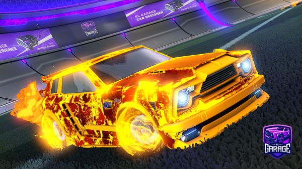 A Rocket League car design from xPrExYx